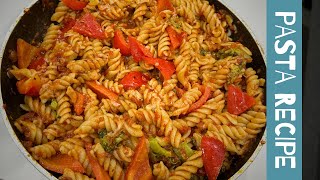 Red Sauce Pasta Recipe | Pasta in Red Sauce | Easy Recipe | Flavorful Fusions