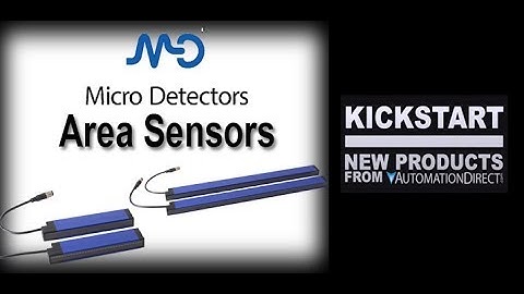 Micro Detectors Wide Area Sensors from AutomationDirect