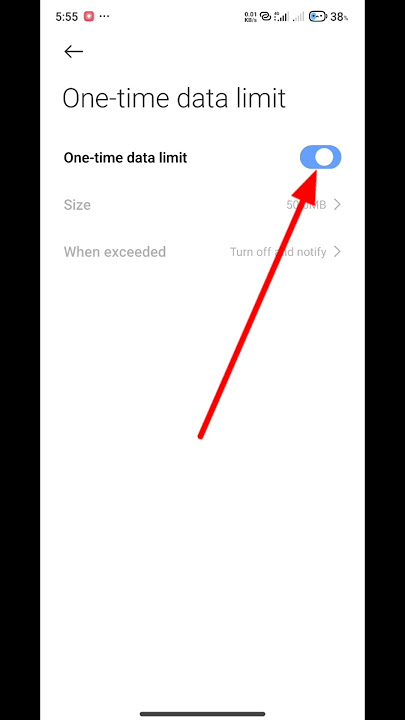 How to OF one time data limit | Hotspot one time data limit disable #shorts