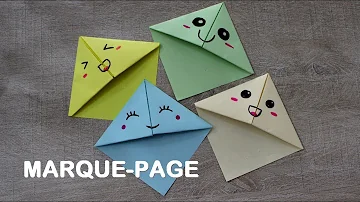 Comment faire un Marque-page en papier simple ?