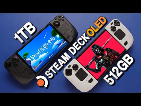 Steam Deck OLED Deep Dive - 1TB vs. 512GB (Anti-Glare / Glossy Screen)