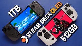 Steam Deck OLED Deep Dive - 1TB vs. 512GB (Anti-Glare / Glossy Screen)