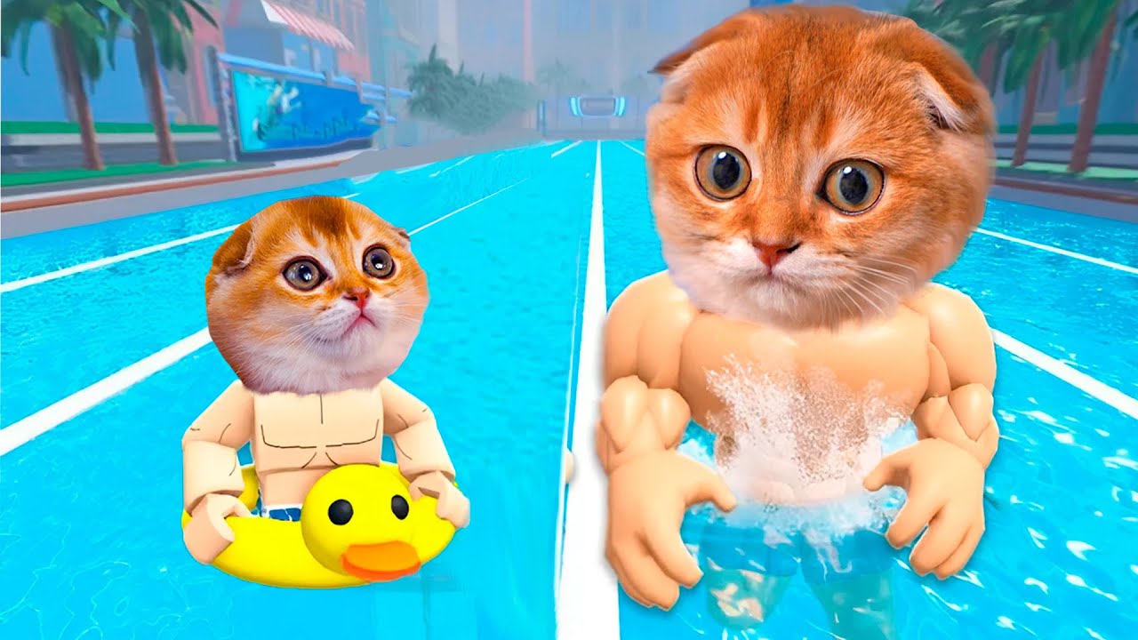 СТАНОВЛЮСЬ САМЫМ БЫСТРЫМ В БАССЕЙНЕ РОБЛОКС! Swim League