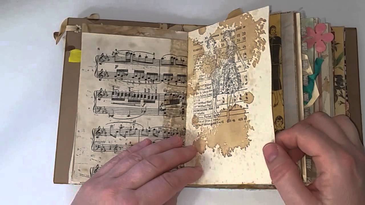 Vintage-inspired junk journals papercrafting magazines