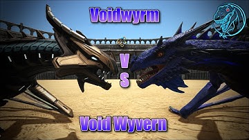 Genesis 2 Voidwyrm vs. Modded Void Wyvern | ARK Dino Short Fight 🦎