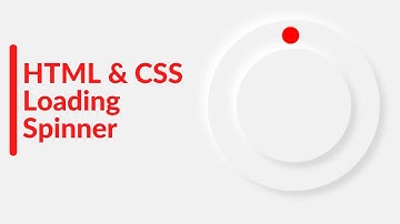 Animation Loading Spinner using HTML and CSS || Neumorphism Loading Spinner