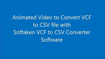 How to Convert VCF to CSV: FileFixUtility