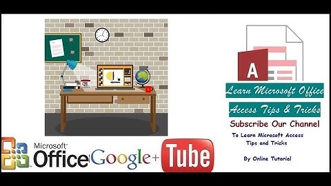 Microsoft Access How To Update Data Into Table Using Vba Part 1