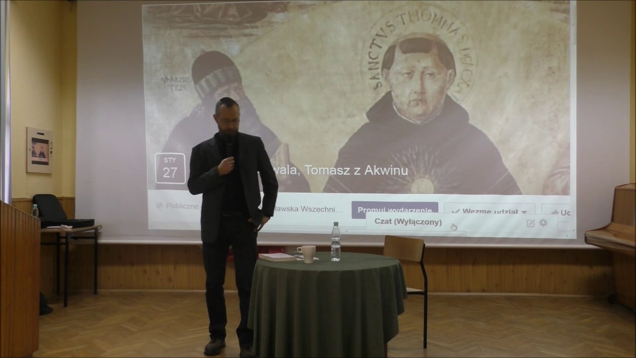 Dr Michał Głowala: "Tomasz z Akwinu". Wrocławska Wszechnica Filozoficzna, 27 I 2017.
