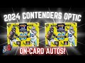 12 Football Cards for $600! - 2024 Panini Contenders Optic Football Hobby Box opening (X2)