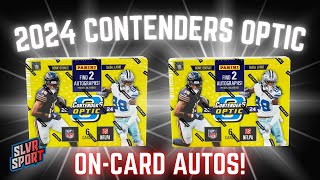 12 Football Cards for $600! - 2024 Panini Contenders Optic Football Hobby Box opening (X2)
