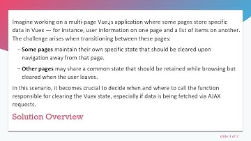 How to Properly Clear Vuex State in an Application with Vue-Router