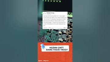 Ngành Công nghệ thông tin đang thoái trào? #fyp #fptaptech #daotaolaptrinh #congnghethongtin