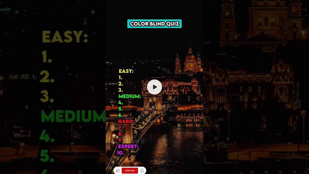 Color Blindness Test | Are You Colorblind?