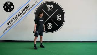 Celebrity Vertical Jump Continuous Short Contact Bilateral DB Profile