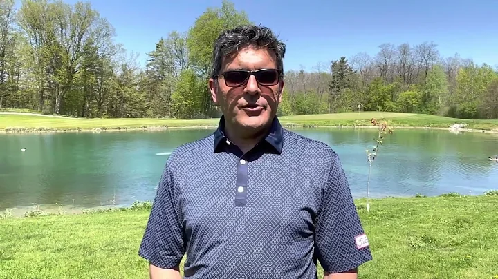 PGA of Ontario President Michael Moniz with a mess...
