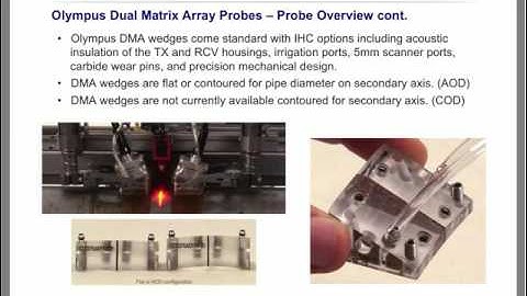 Setup and Use of Olympus Dual Matrix Array Probes with OmniScan MX2 Flaw Detector – Getting Started