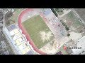 Стадион "Десна" в Чернигове после обстрелов российских военных с воздуха