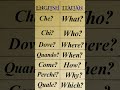 ITALIAN / Question words