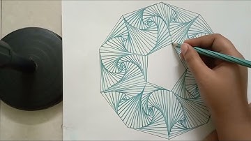How to draw a Complex Zentangle Paradox / Zentangle Pattern for Beginners