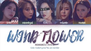 MAMAMOO (마마무) — 'Wind flower' (5 Members ver.) (Color Coded Lyrics Han|Rom|Eng)