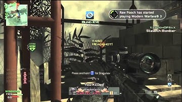 Most Random Triple Headshot in MW3 Ever?