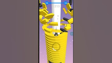 Stack Ball Level 155 to 156 | 😲  #shorts #gaming