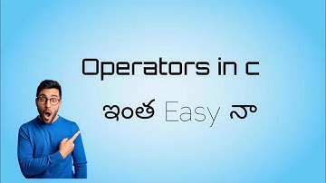 Operators in C |C programming | By ece with bestie