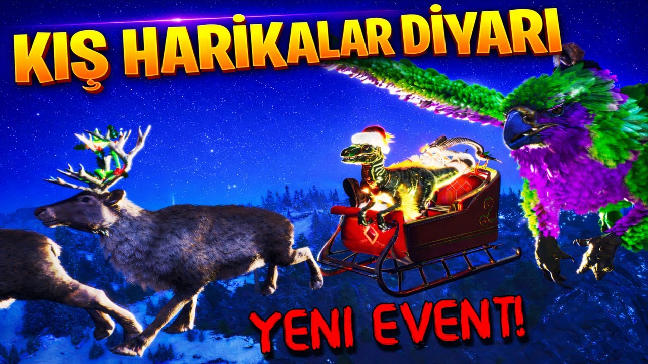 ARK ASCENDED Winter Wonderland Nasıl Oynanır? Kış Harikalar Diyarı TÜM SÜRPRİZLER! 🎄🔥- B14