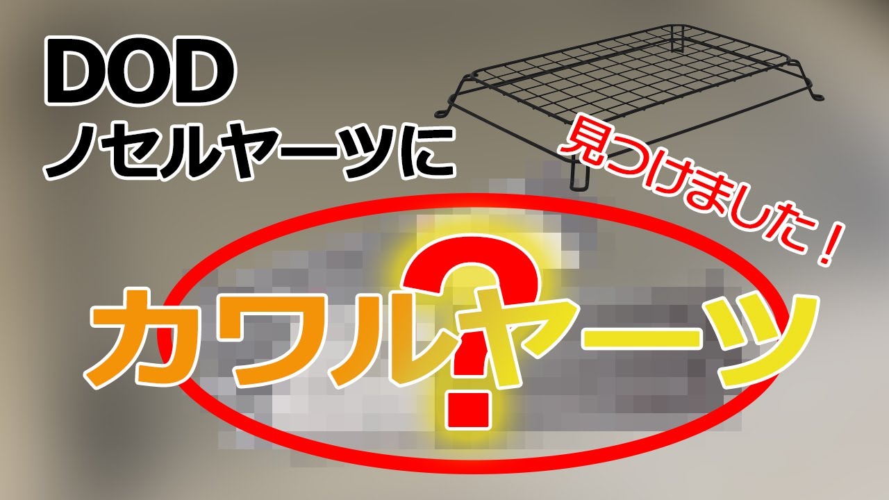 キャンプギア】必見！DODノセルヤーツにカワルヤーツを発見！100均の 