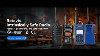 Retevis Matetalk E2 Explosion Proof Intrinsically Safe Dmr Portable Two-Way Radio