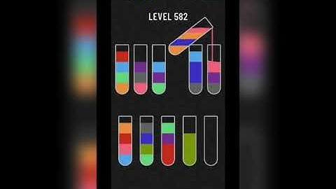 Water sort puzzle level 582