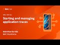 MainView for DB2 - Starting and managing application traces