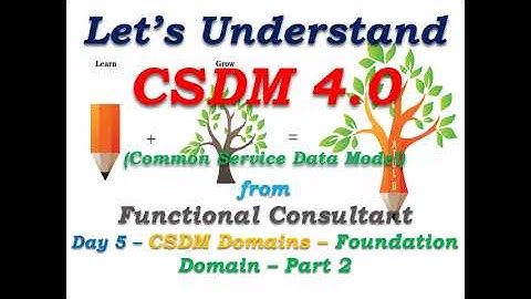 CSDM 4.0 - Day 5 - Foundation Domain Part 2 - Learn From Functional Consultant #Shorts #Short