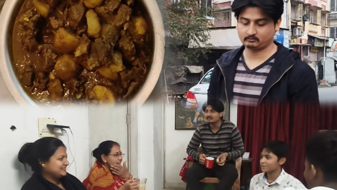 Aaj bana jiju ke haath ka mutton||Shubho ki khub hui taang khichai😂😂😂