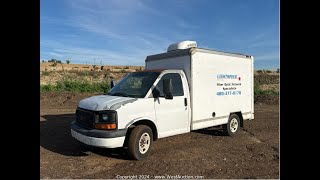 Lot 0105: 2007 GMC Savana 3500 With Morgan Box Truck with Generator