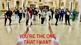You're The One That I Want Line Dance