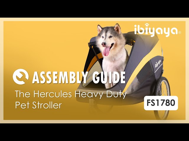 Ibiyaya Hercules Pro Heavy Duty Pet Stroller for Large Dogs