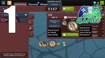 Crafting Idle Clicker Gameplay Walkthrough #1 (Android, IOS)