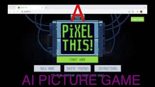PLAYING A Ai PICTURE GAME: AI Dungeon Voyage Pixel This