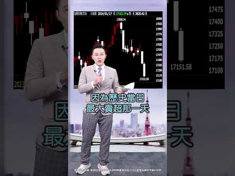 【外資大賣782億 史上第3大賣超 台股明天漲給你看!】2024.01.17 哲哲只有60秒#shorts