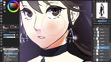 [Medibang Paint Pro desktop version how to] Skin tutorial | Blending with explanation