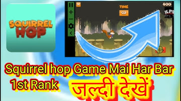 Squirrel Hop Game Automatic 400 Score kaise Banayi / Squirrel hop Game New Hack Trick / Mxplayer 🎮