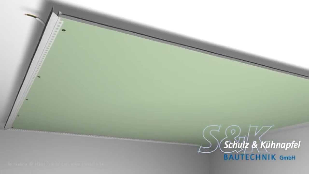 Led trockenbauprofil für freie (schwebende) flächen mit ...