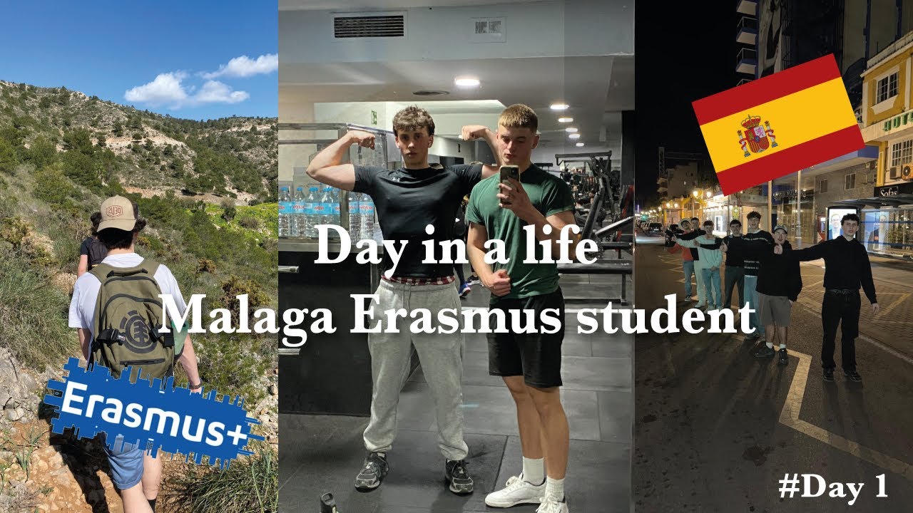 A Day as an Erasmus Student in Malaga 🇪🇸✨ | Study, Travel & Adventures