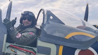 I flew a real Supermarine Spitfire from Duxford