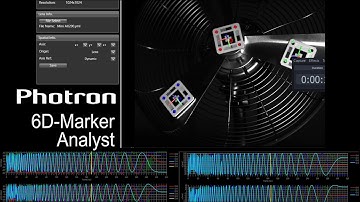 Photron 6D-Marker Analyst demo tracking four 6D Markers on a fan at 6K4fps - Mini AX