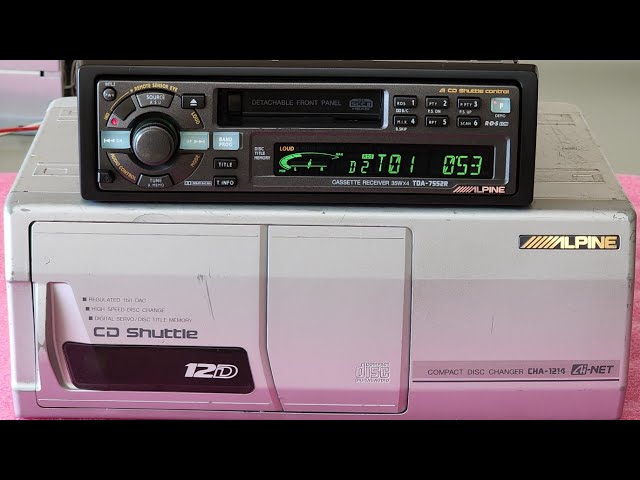 ALPİNE TDA-7552R CHA-1214 NOSTALJİ RESİTAL ESKİ SERİ VİNTAGE MADE