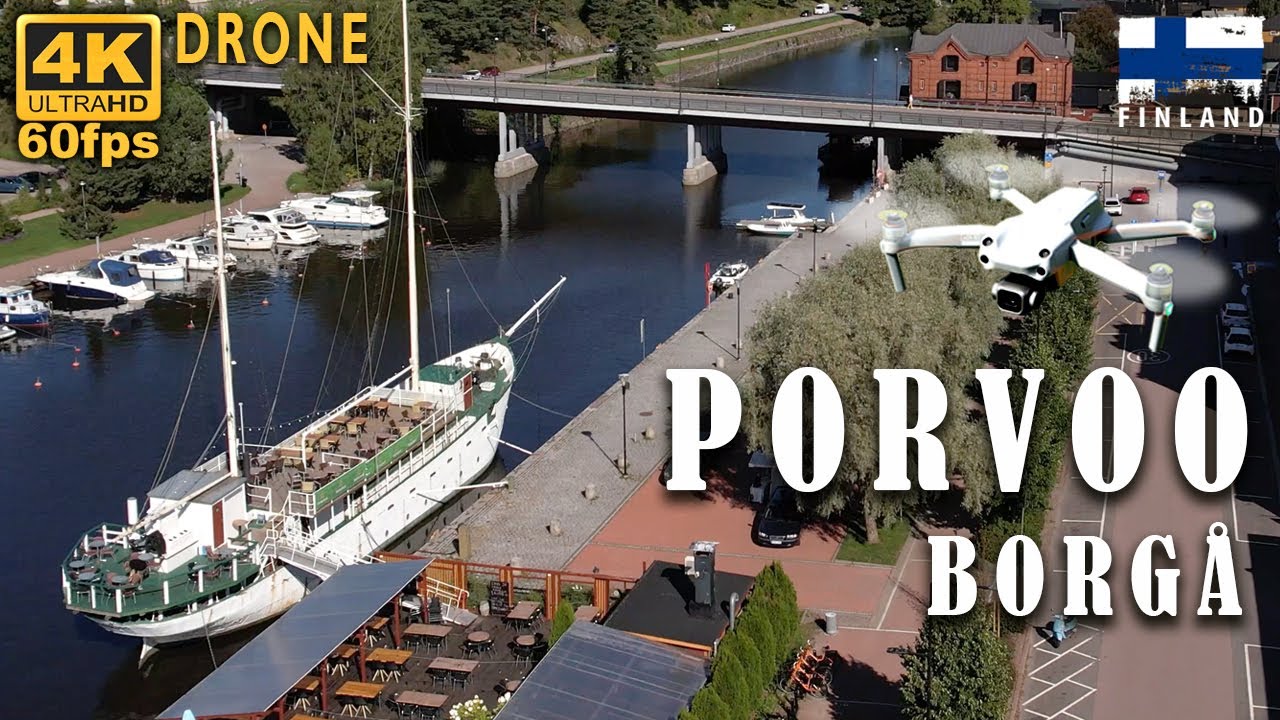 Discover The Captivating Beauty Of Porvoo City 🚁 In Finland's Stunning River Landscape ☀️