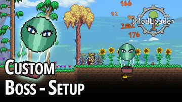 CUSTOM BOSS - SETUP - HOW TO MAKE A MOD - TMODLOADER 1.4 - 13